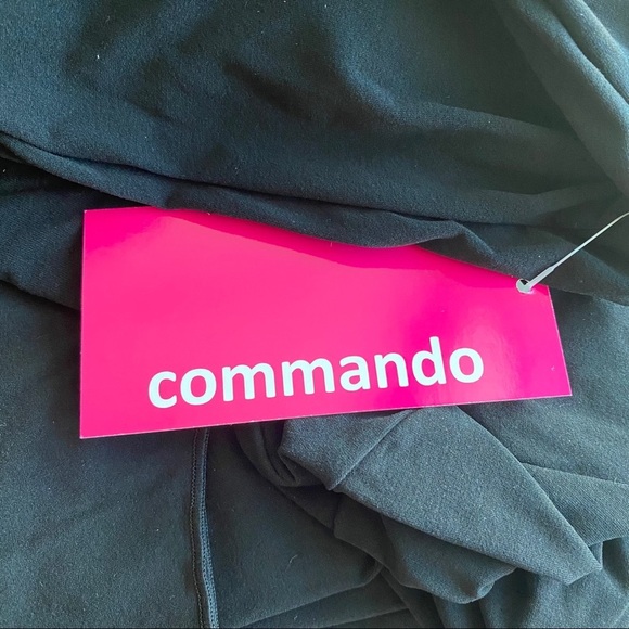 Commando Bodysuit Womens One Size Black Ballet Turtleneck Sleeveless Thong NEW - Picture 5 of 10